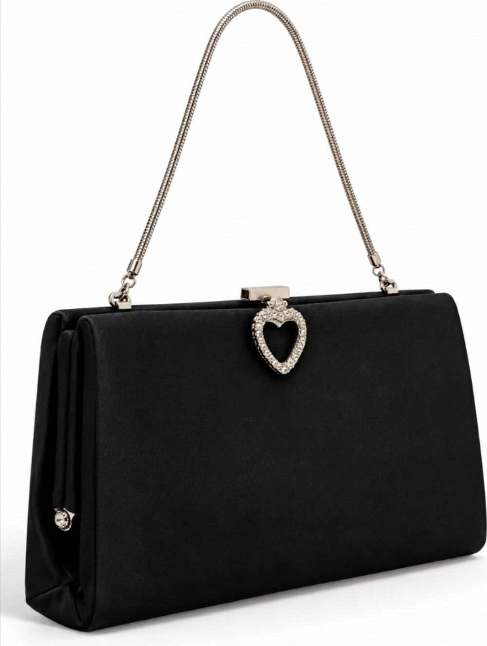 Vintage Black Handbag Cocktail Evening Dress Purse